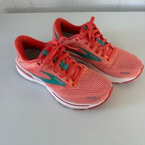 Brooks Adrenaline GTS 22 Women's Running Shoes Coral Teal Size 7